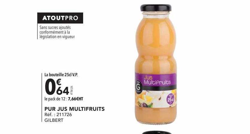 Pur Jus Multifruits Gilbert
