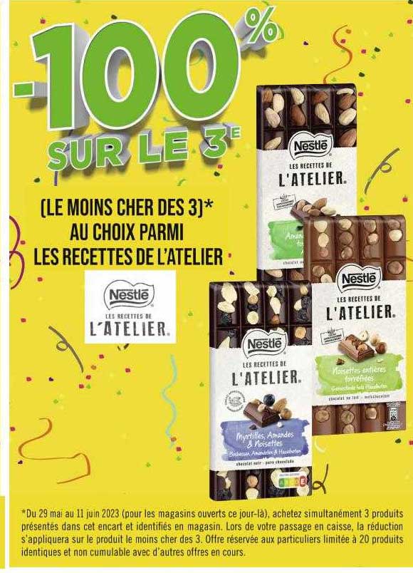 recettes de l'atelier