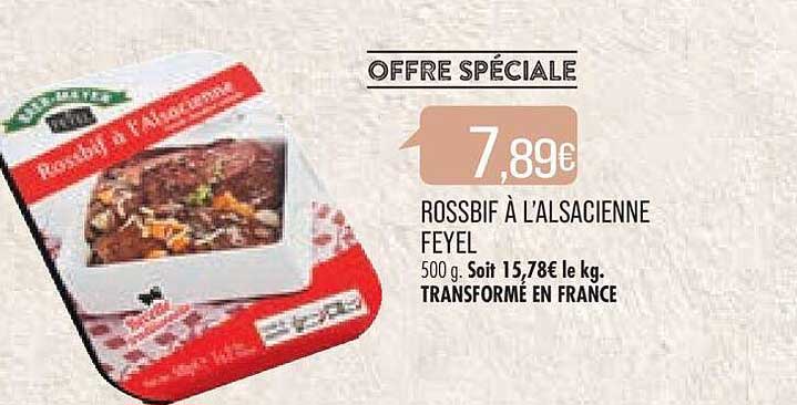 rossbif à l'alsacienne feyel