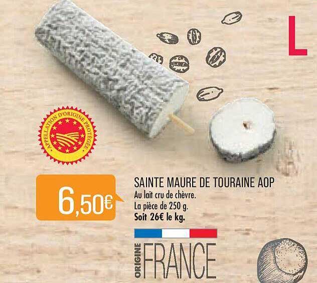 sainte maure de touraine aop