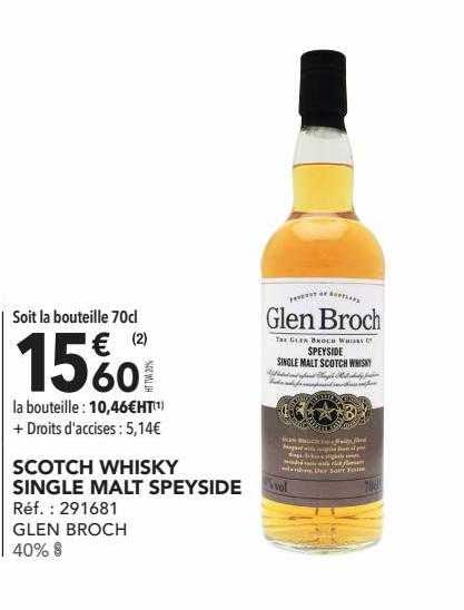 scotch whisky single malt speyside glen broch