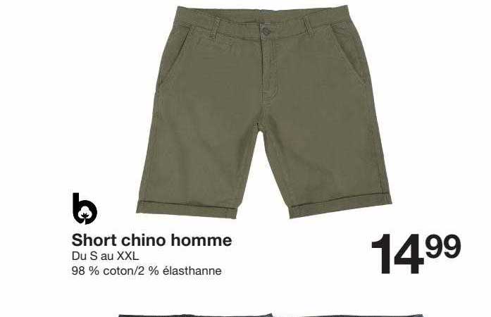 short chino homme