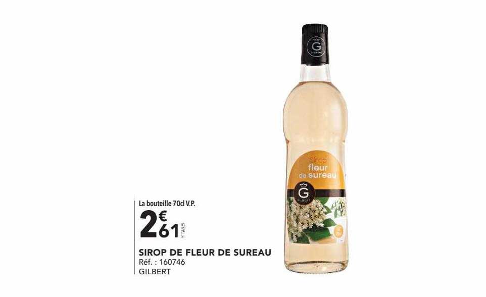 sirop de fleur de sureau gilbert