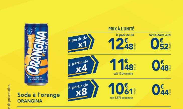 soda à l'orange orangina
