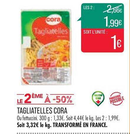 Tagliatelles Cora