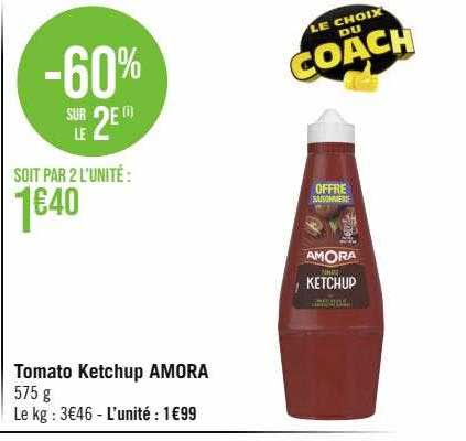 tomato ketchup amora