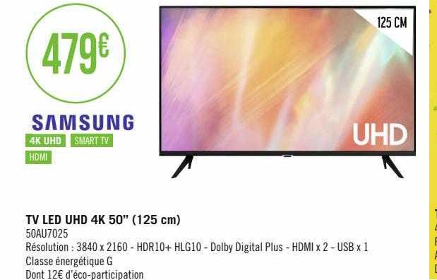 Tv Led Uhd 4k 50" (125 Cm) Samsung