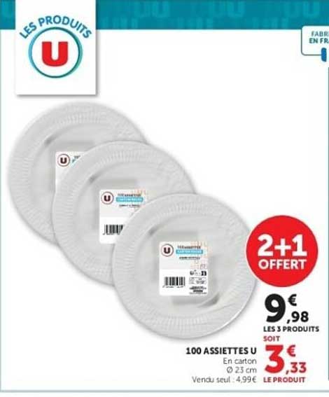100 ASSIETTES U