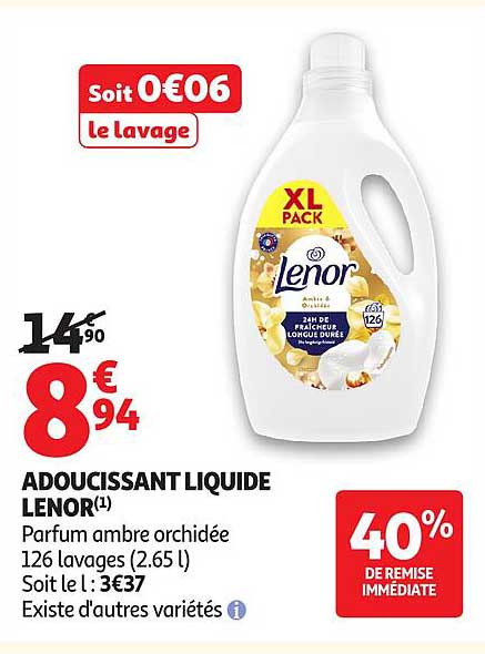 ADOUCISSANT LIQUIDE LENOR