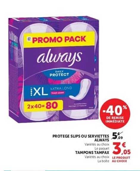 always PROMO PACK