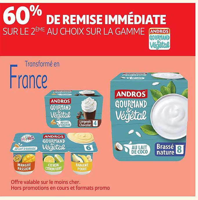 Andros Gourmand Végétal
