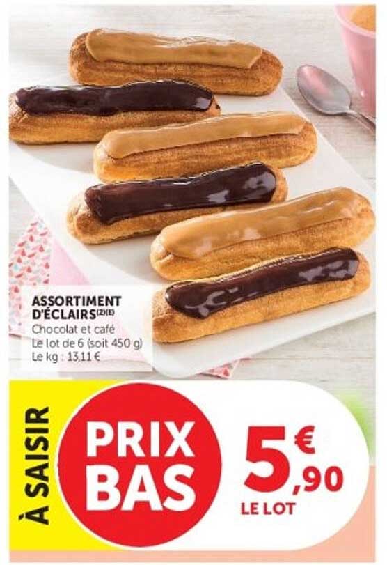ASSORTIMENT D'ÉCLAIRS (2N)