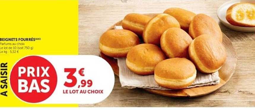 BEIGNETS FOURRÉS AU CHOIX