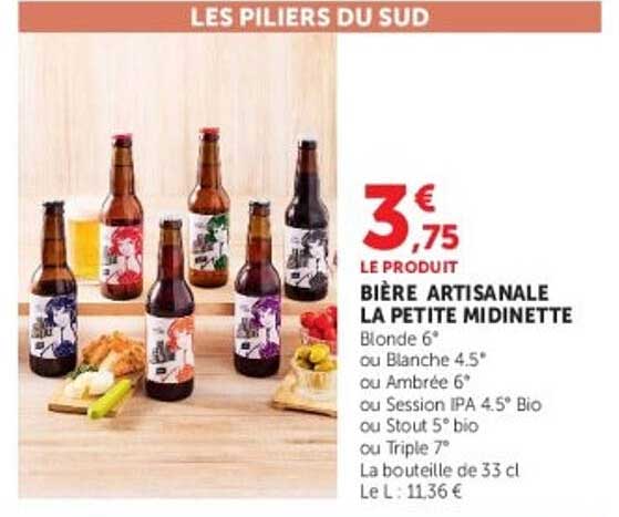 BIÈRE ARTISANALE LA PETITE MIDINETTE
