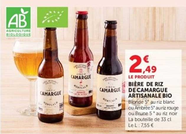 BIÈRE DE RIZ DE CAMARGUE ARTISANALE BIO
