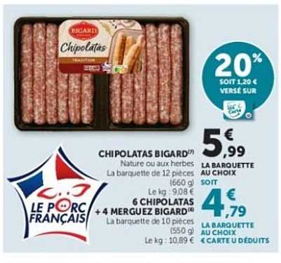 Bigard Chipolatas