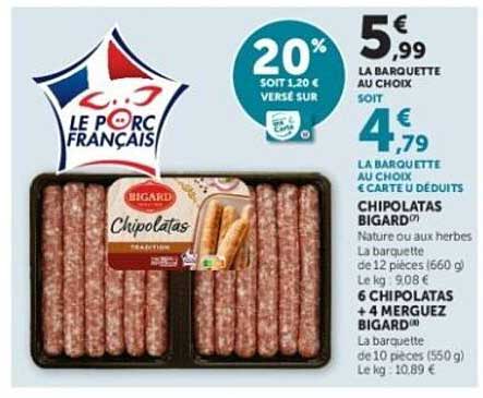 BIGARD Chipolatas
