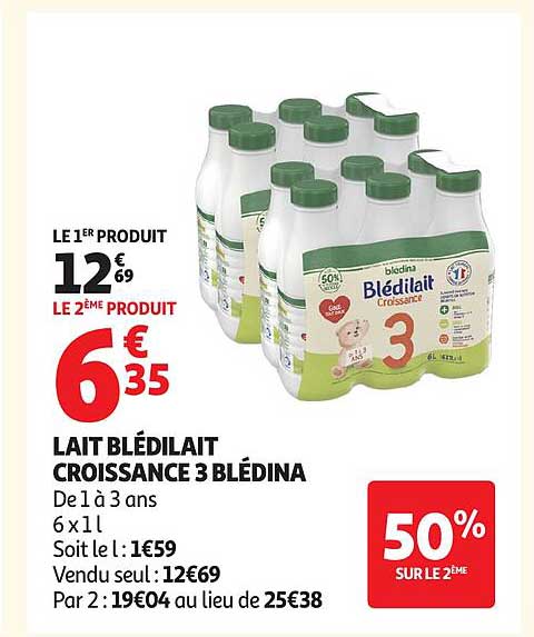 Blédilait Croissance 3 Bledina