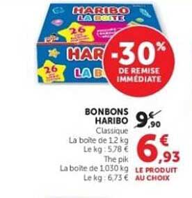 BONBONS HARIBO BOXTE