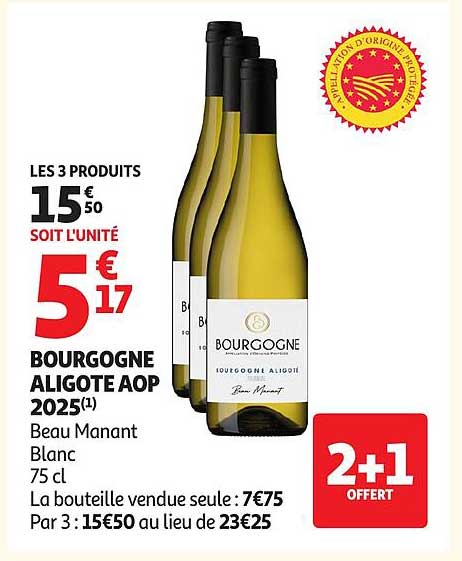 BOURGOGNE ALIGOTE AOP 2025