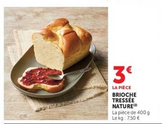 BRIOCHE TRESSEE NATUREE