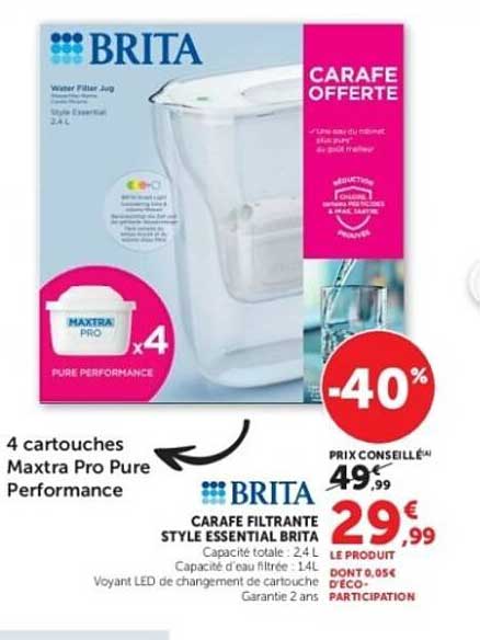 BRITA CARAFE FILTRANTE