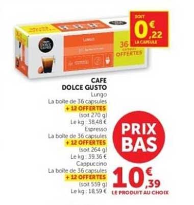 CAFÉ DOLCE GUSTO Lungo