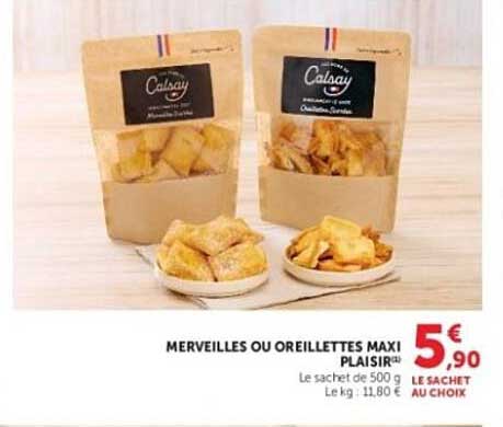 Calsay Merveilles ou OREILLETTES MAXI PLAISIR