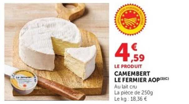 Camembert Le Fermier AOP