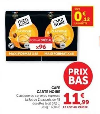 Carte Noire Café Classique