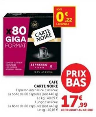 Carte Noire Espresso Intense 9
