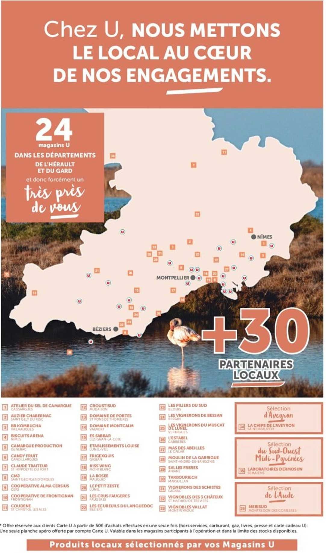 Chez U, nous mettons le local au cœur de nos engagements
