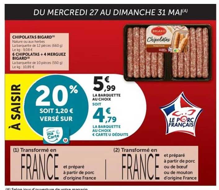 Chipolatas Bigard