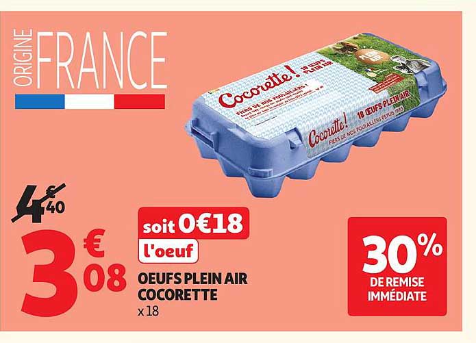Cocorette OEUFS PLEIN AIR