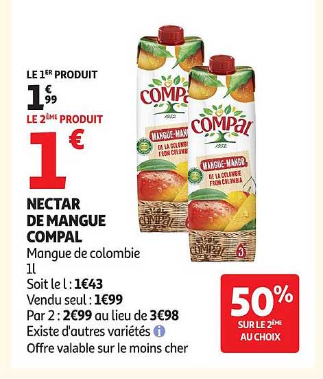 Compal Nectar de Mangue
