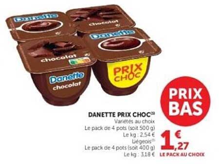 Danette Prix Choc