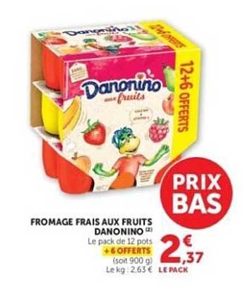 Danonino aux fruits