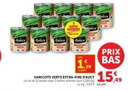 d'aucy Haricots verts extra-fins