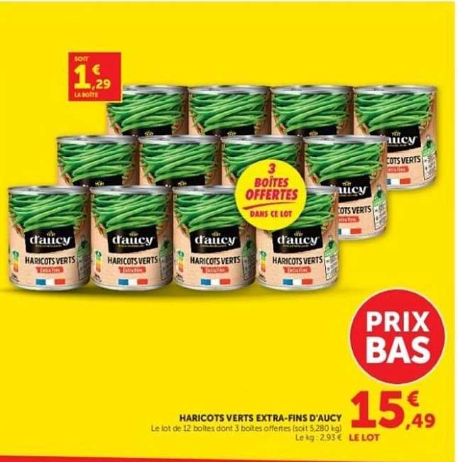 d'aucy HARICOTS VERTS