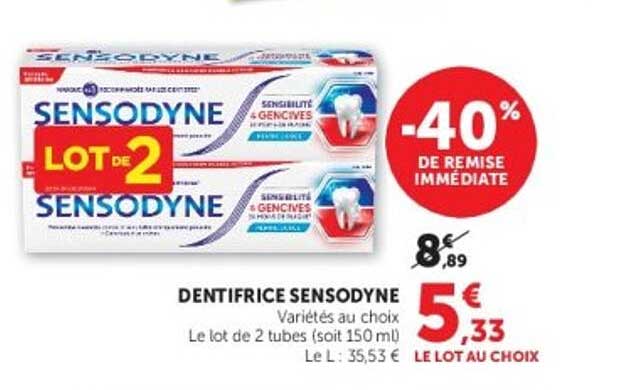 DENTIFRICE SENSODYNE