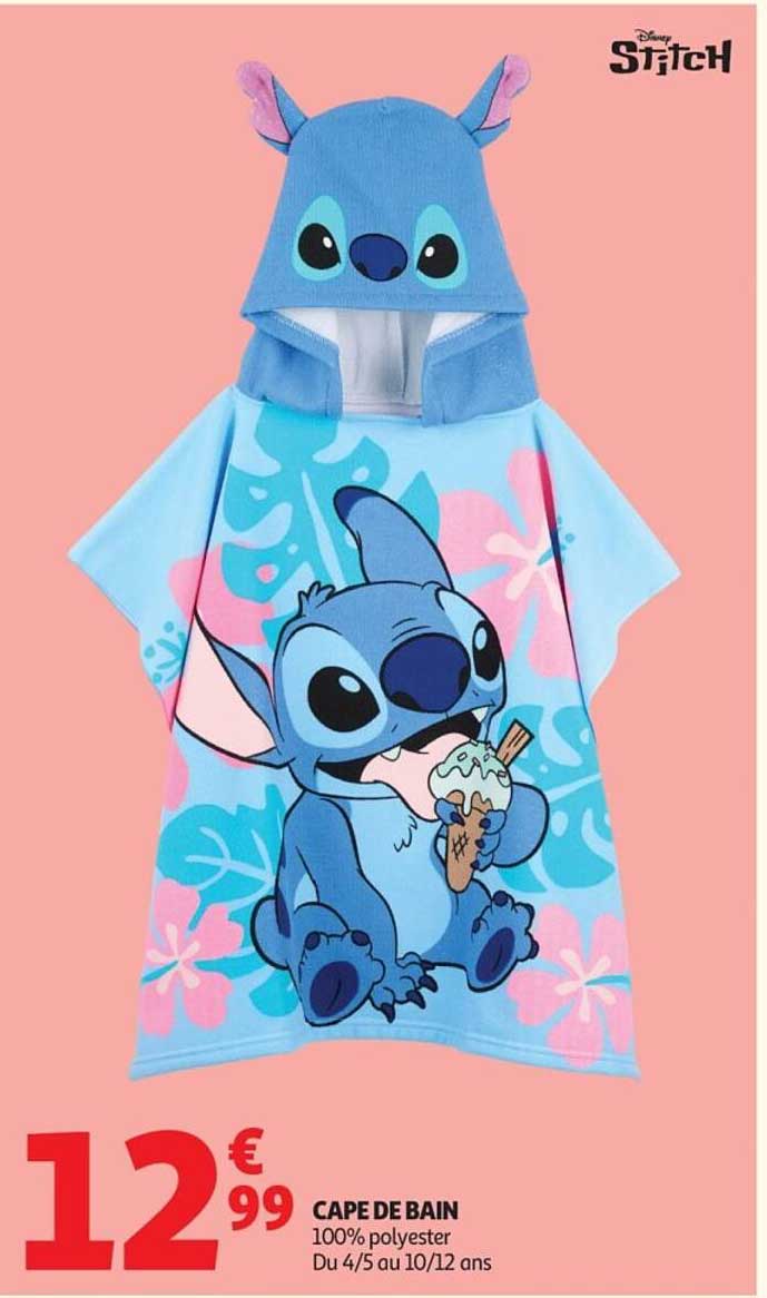 Disney Stitch Cape de bain