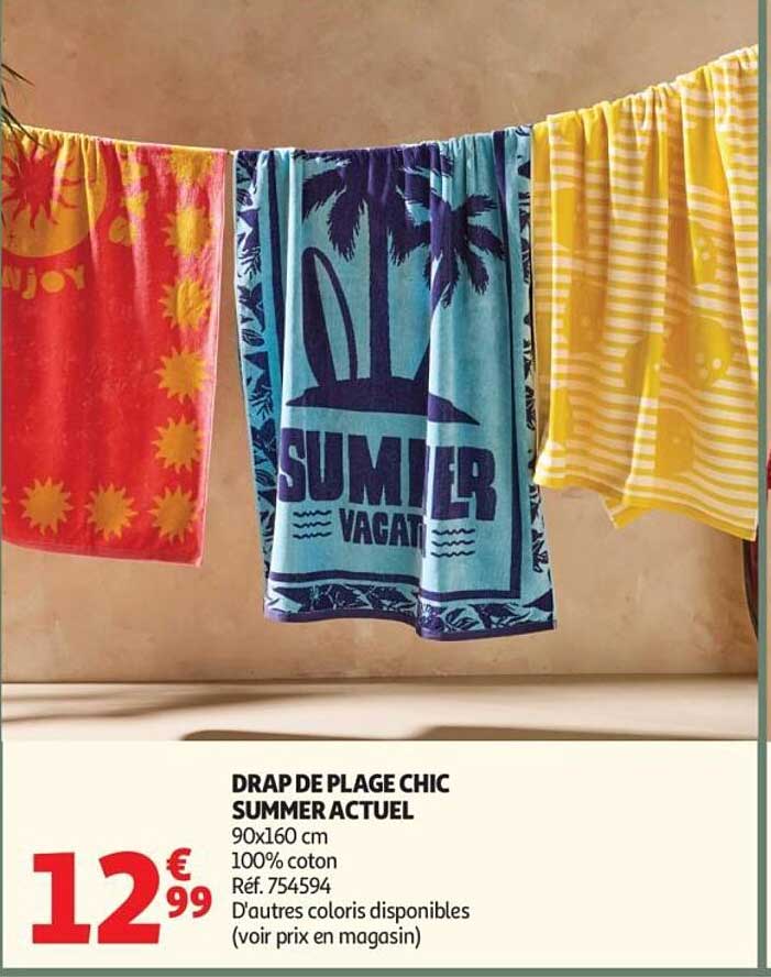 DRAP DE PLAGE CHIC