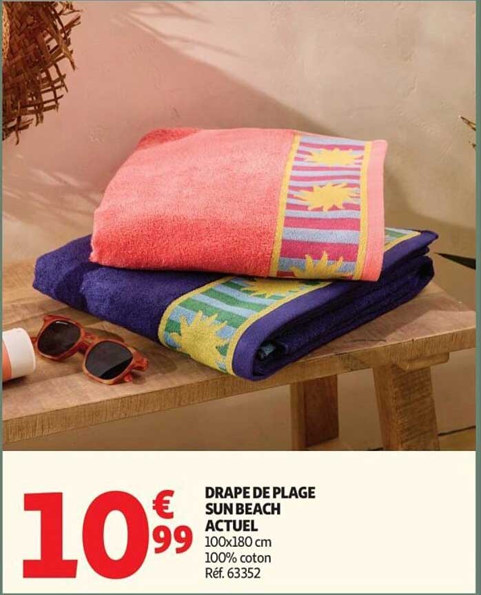 DRAPE DE PLAGE SUN BEACH ACTUEL
