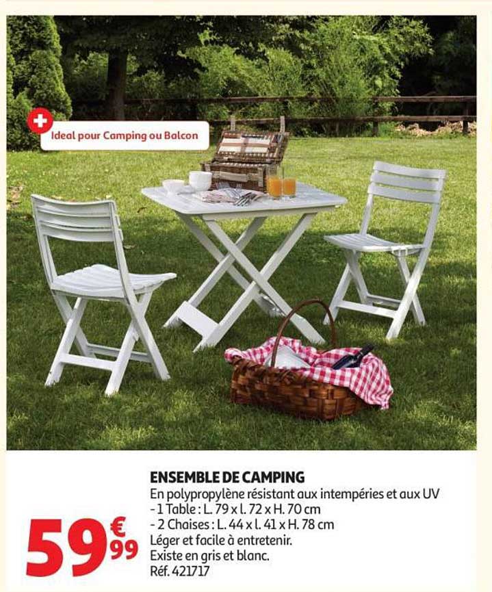 ENSEMBLE DE CAMPING