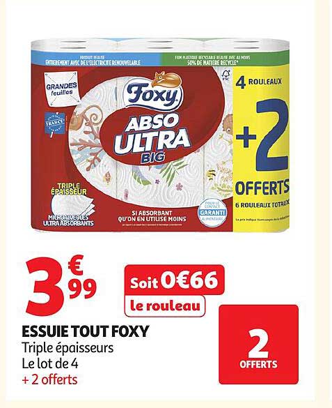 Essuie tout Foxy
