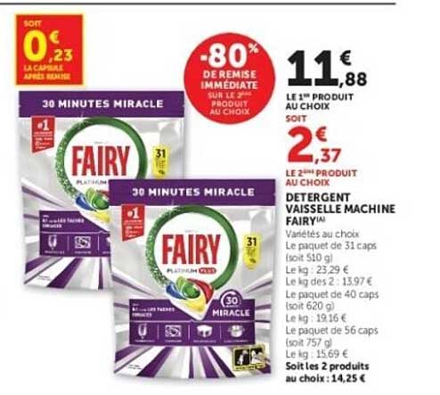 Fairy Platinum Plus 30 minutes miracle