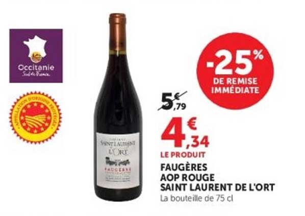 Faugères AOP rouge