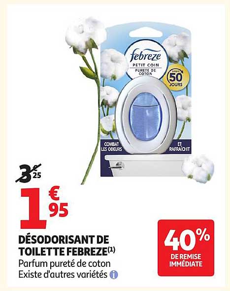 Febreze Pureté de coton