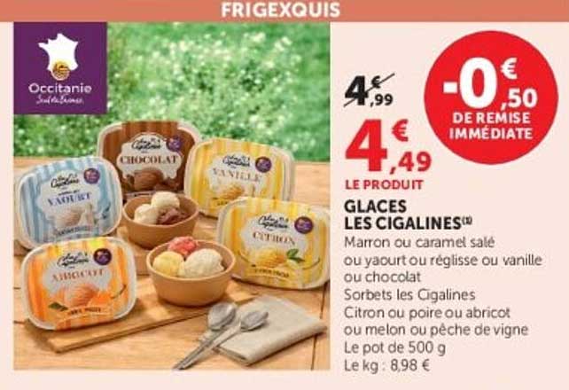 Glaces Les Cigalines