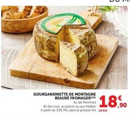 GOURGANDINETTE DE MONTAGNE BAEUDÉ FROMAGER